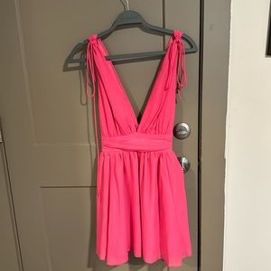 lucy in the sky pink dress